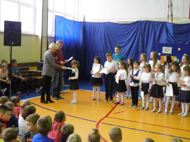 Pasowanie na ucznia klasy I.